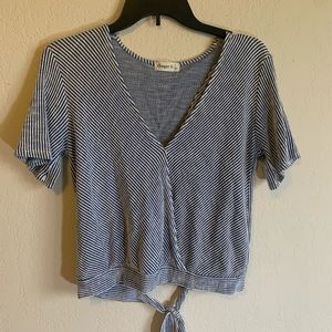 Adorable Blue & White Shirt